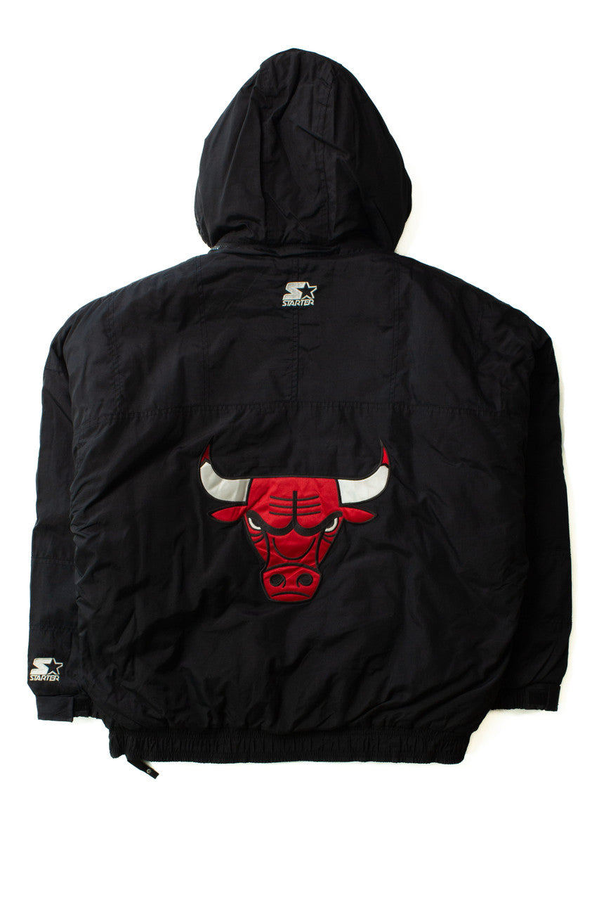 ウェア STARTER 90's Bulls sweat Chicago Bulls Vintage 90s Starter Hoodie Sweatshirt - NBA