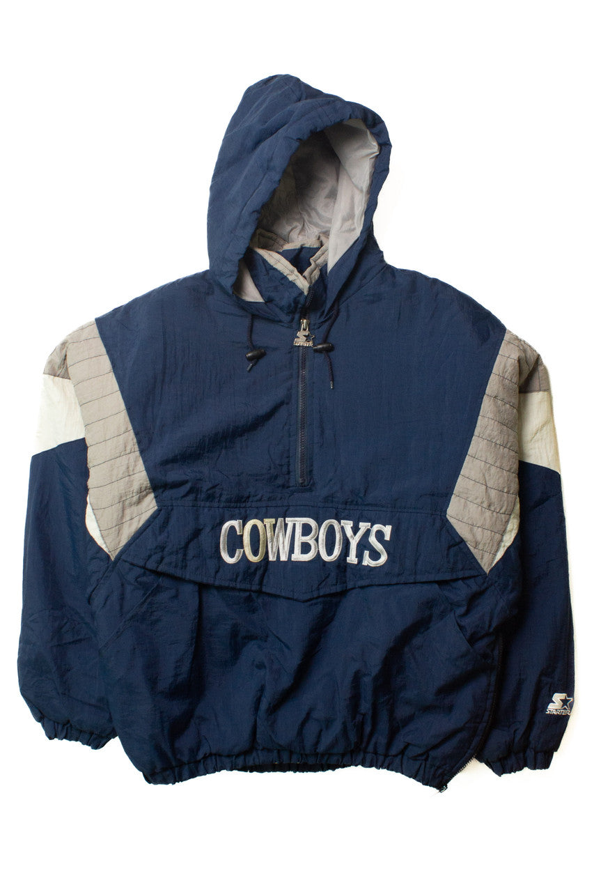 STARTER COWBOYSジャケットVINTAGEヴィンテージ Vintage Dallas Cowboys Jacket Mens Large Blue Black NFL Football