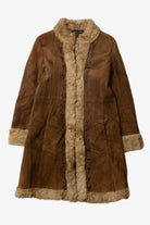 Vintage Guess Leather & Faux Fur Coat