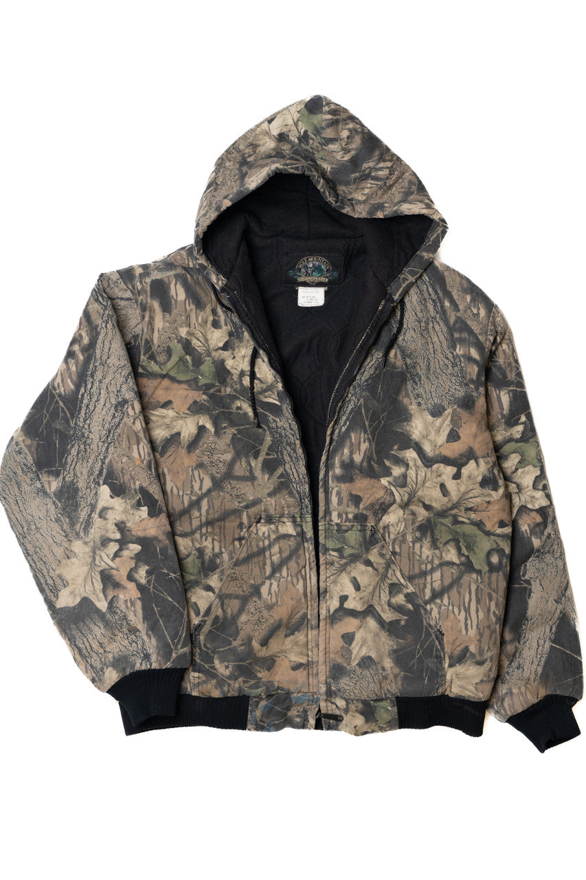 Hooded Camo Wolf Mountain Jacket