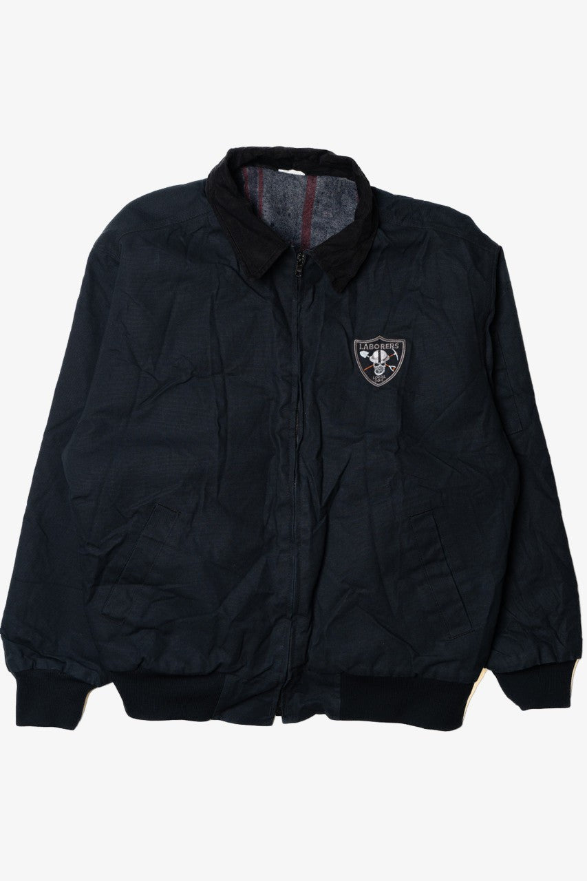 Blanket Lined "Laborers Local 304" Patch Winter Coat