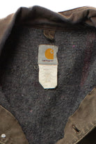 Vintage Distressed Olive Carhartt Chore Coat (1990s)