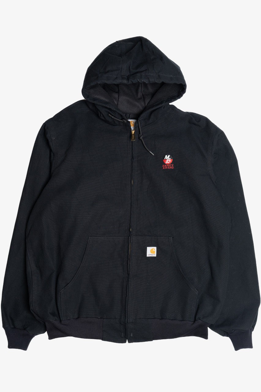 Carhartt J131 Duck Canvas Hooded Thermal Lined Winter Coat