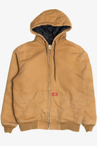 Dickies Duck Canvas Quilt-Lined Insulated Hooded Zip-Up Winter Coat 537