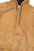 Dickies Duck Canvas Quilt-Lined Insulated Hooded Zip-Up Winter Coat 537