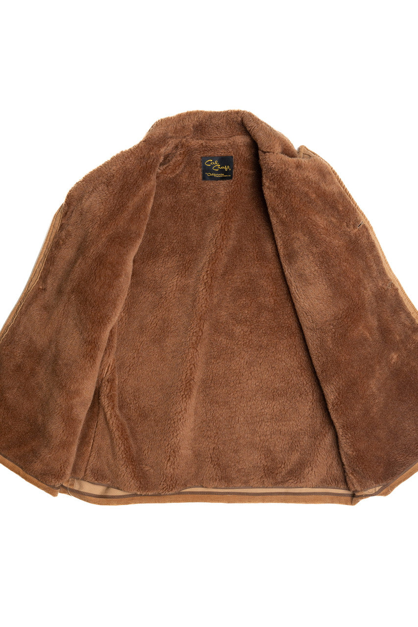 Vintage Cal Craft Faux Sherling Lined Winter Coat (1980s) 540