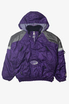 Kansas State Purple Half-Zip Starter Winter Coat 544
