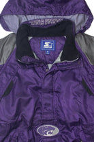 Kansas State Purple Half-Zip Starter Winter Coat 544