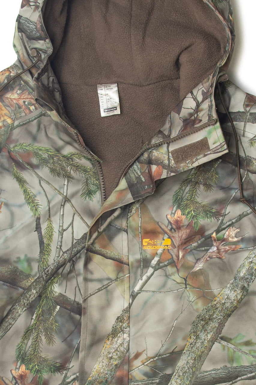 Insulated Decathlon Solognac Camo Winter Coat