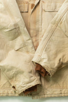 Vintage Beige Distressed Carhartt Work Jacket (1990s)