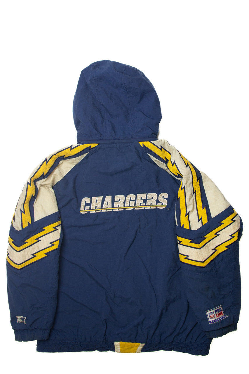 Vintage Los Angeles Chargers NFL Proline Winter Coat (1990s)