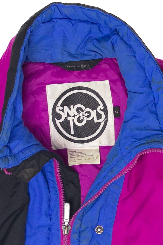 Vintage Sno Tools Block Color Winter Coat (1990s)