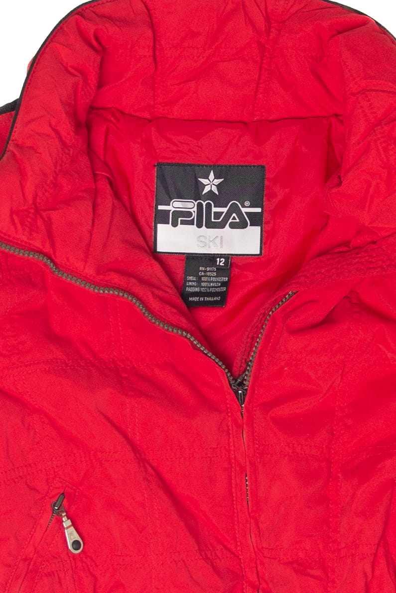 Vintage FILA Red Winter Coat (2000s)