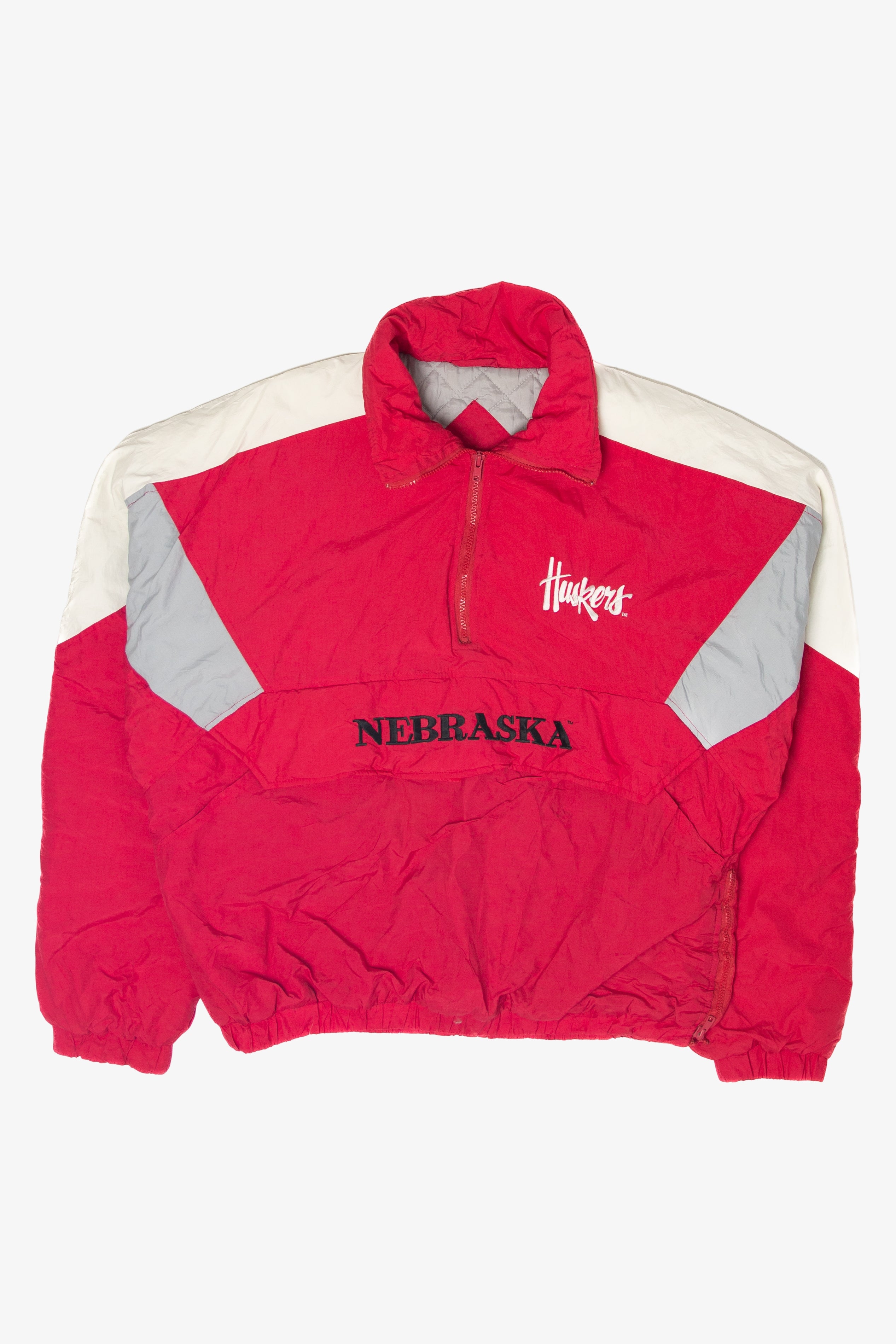 Vintage Nebraska Huskers Red Oak Sportswear Winter Coat (1990s)