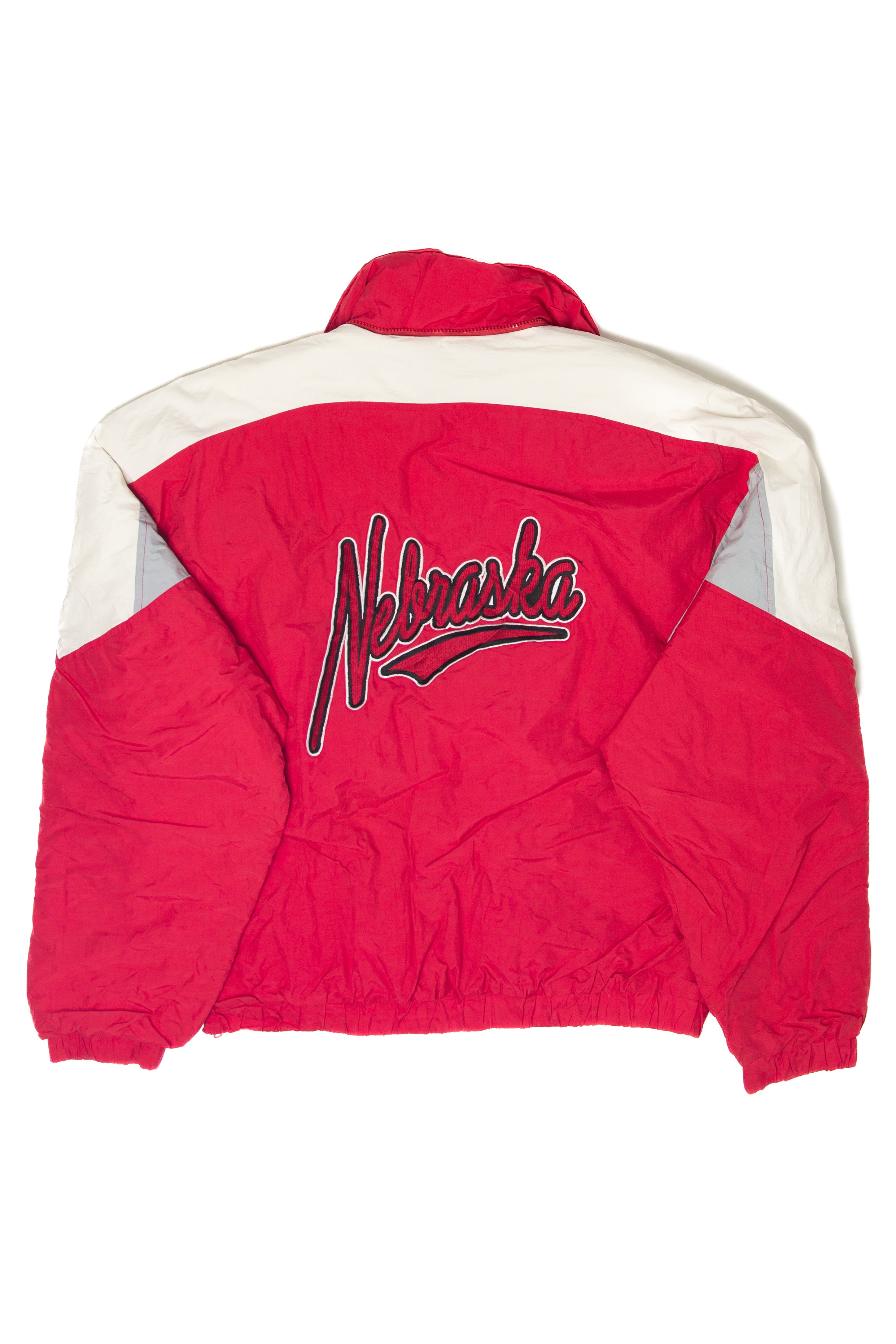 Vintage Nebraska Huskers Red Oak Sportswear Winter Coat (1990s)