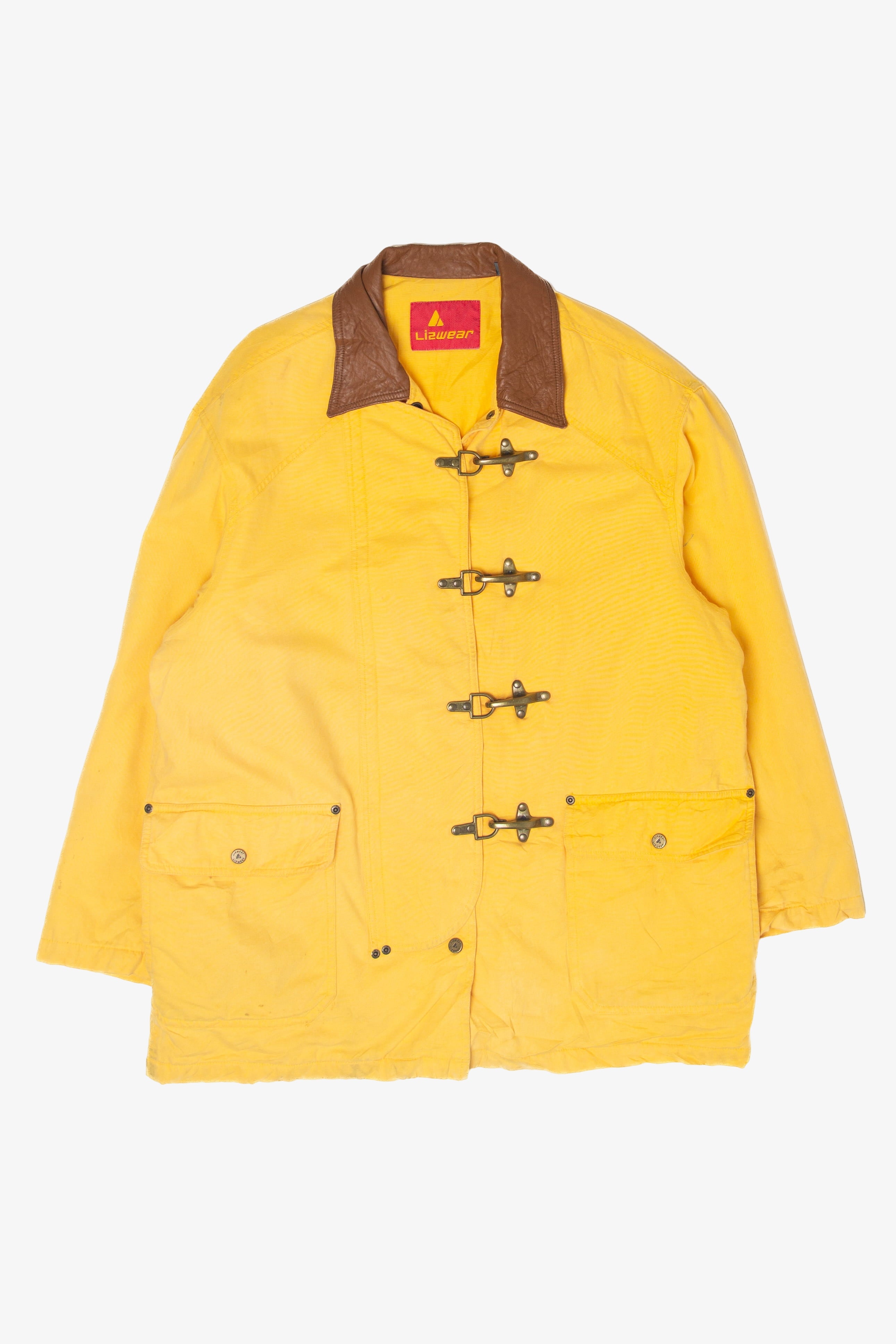 ジャケット・アウター 90s Vintage MADE IN ITALY FIREMAN JACKET vintage old Italy 90s Fireman Leather Jacket レザー