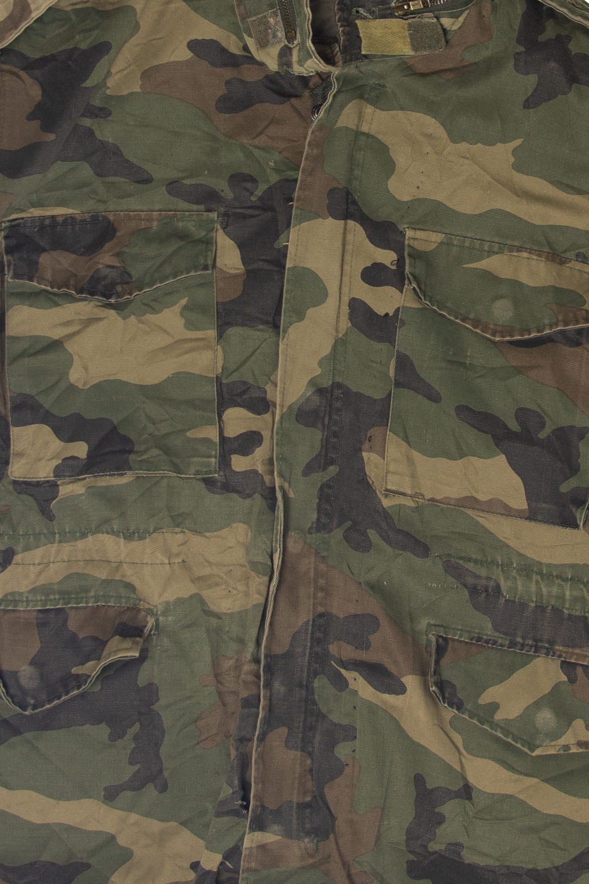 Vintage Woodland Camo US Army Surplus Jacket (1990s)