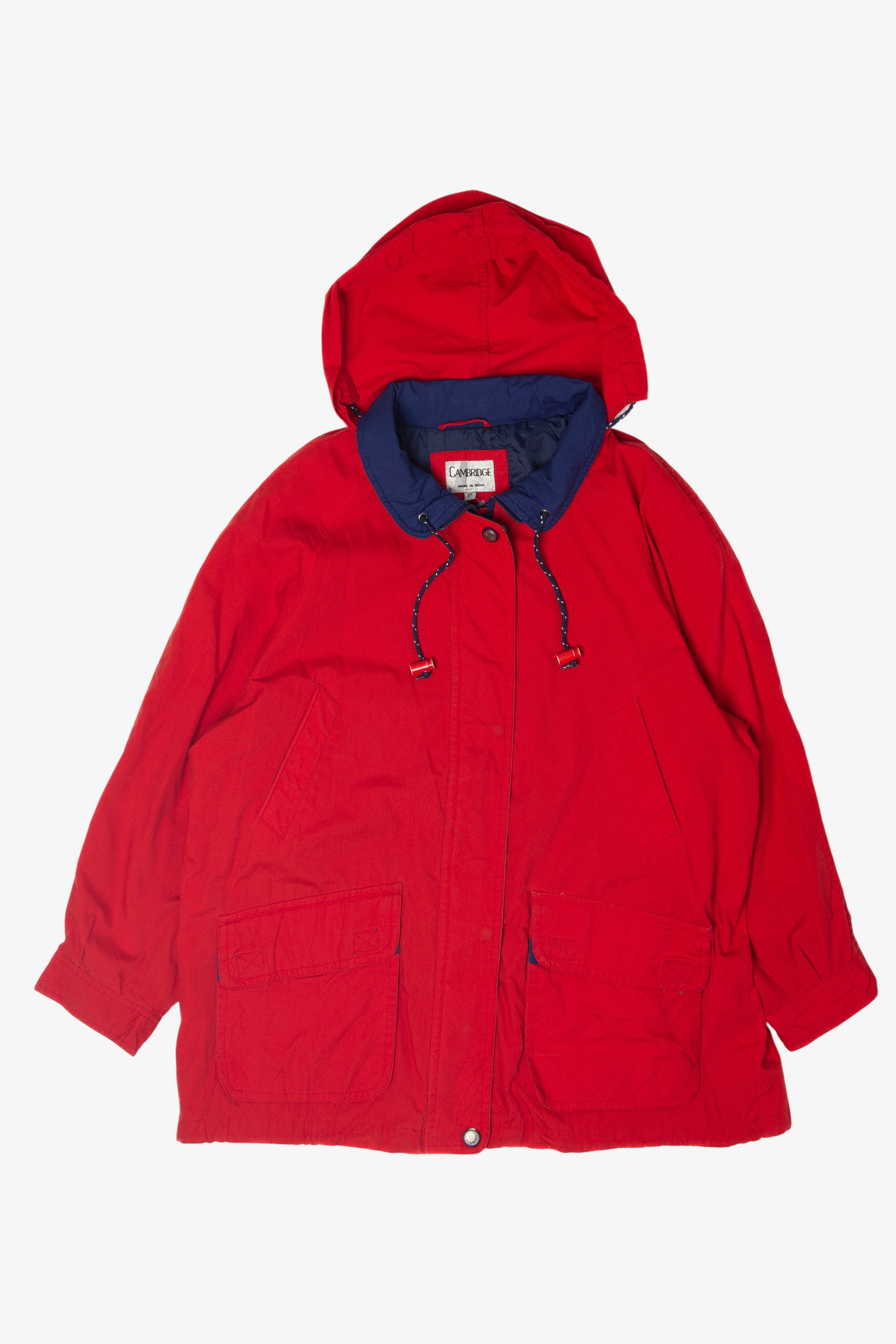 Vintage Cambridge Red Winter Coat (1990s)