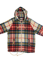 Vintage Plaid Wool Winter Coat (1980s)