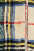 Vintage Plaid Wool Winter Coat (1980s)