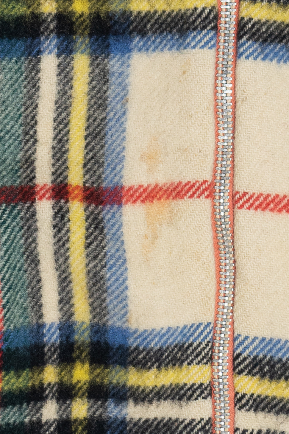 Vintage Plaid Wool Winter Coat (1980s)
