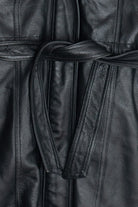 Gowin Hooded Leather Coat With Lining (2010s)