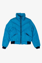 Vintage Blue CB Sports Puffer Coat (1990s)