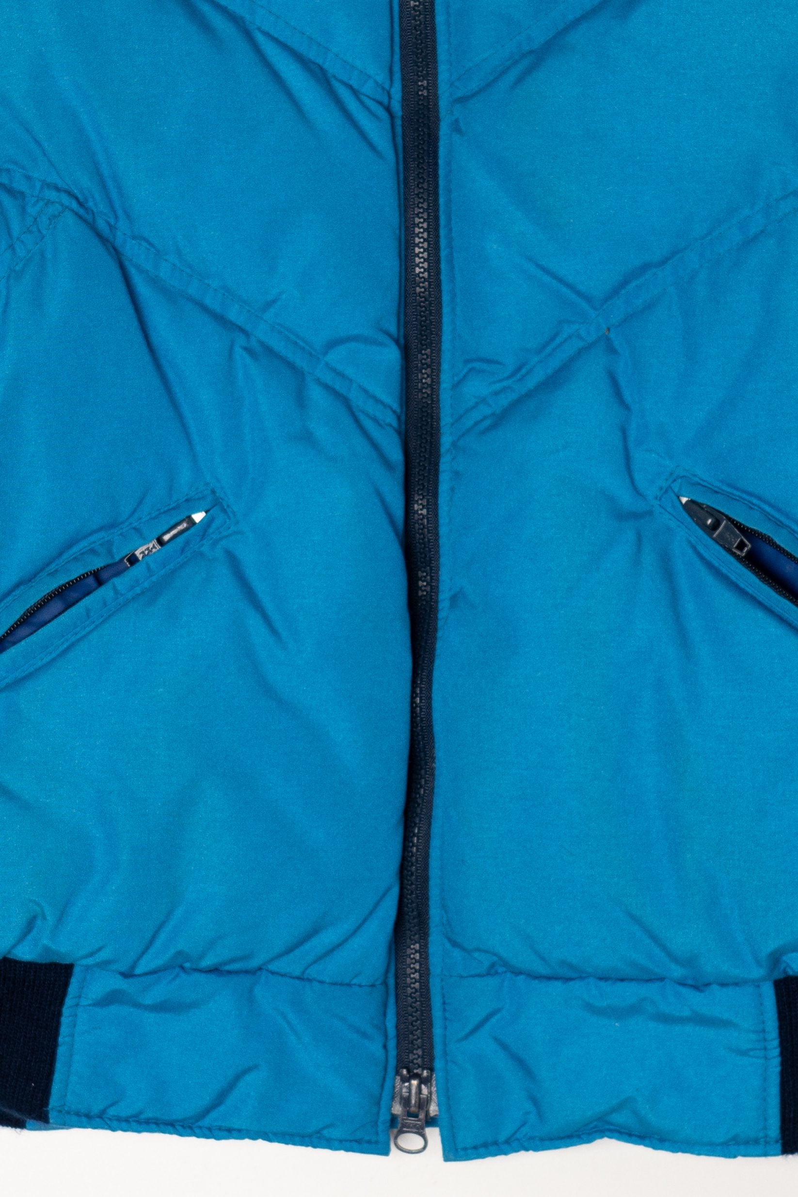 Vintage Blue CB Sports Puffer Coat (1990s)