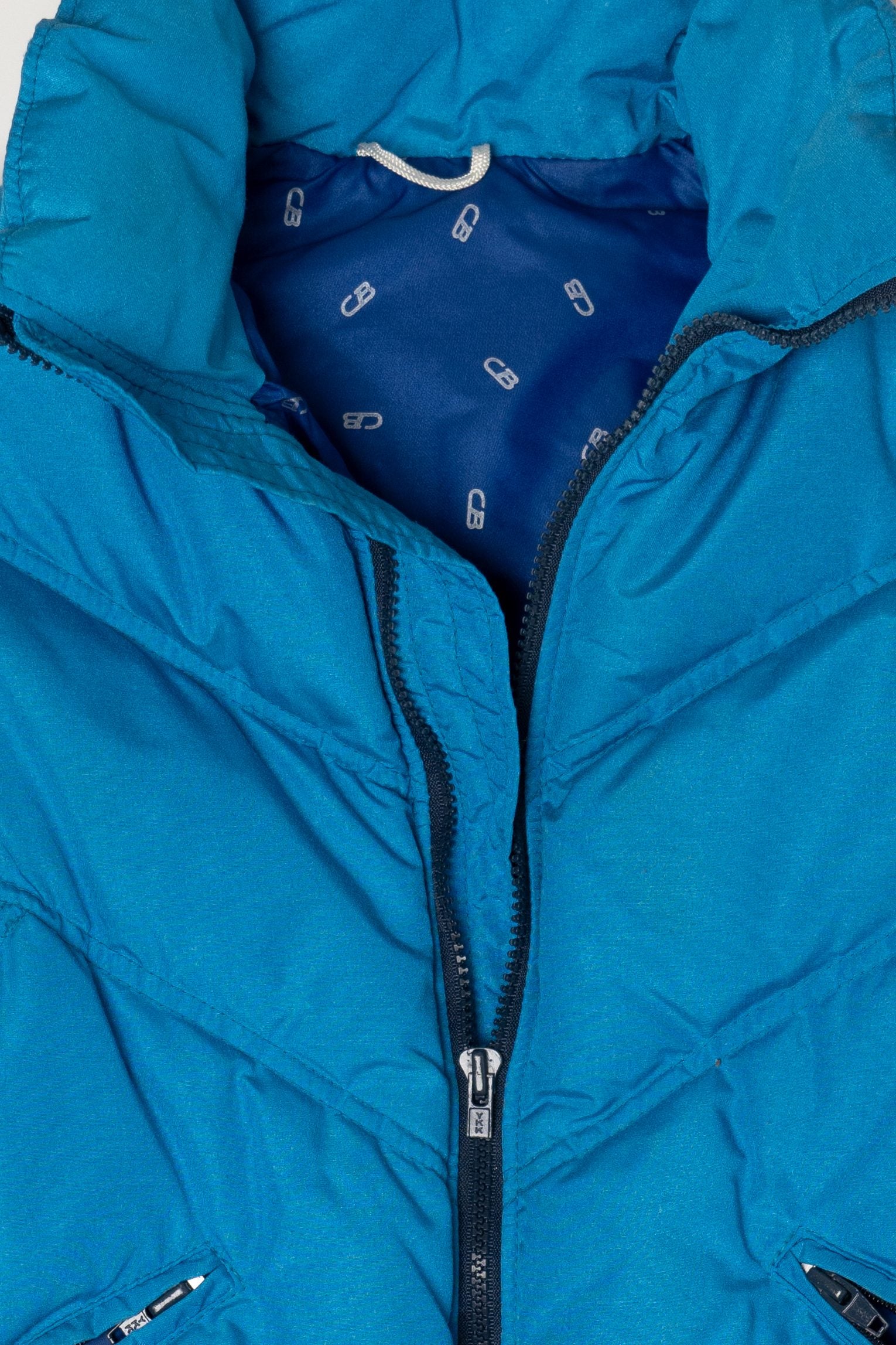 Vintage Blue CB Sports Puffer Coat (1990s)