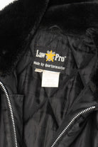 Vintage Black Law Pro Winter Coat (1990s)