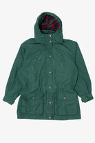 Vintage Green Eddie Bauer Blanket Lined Coat (1990s)