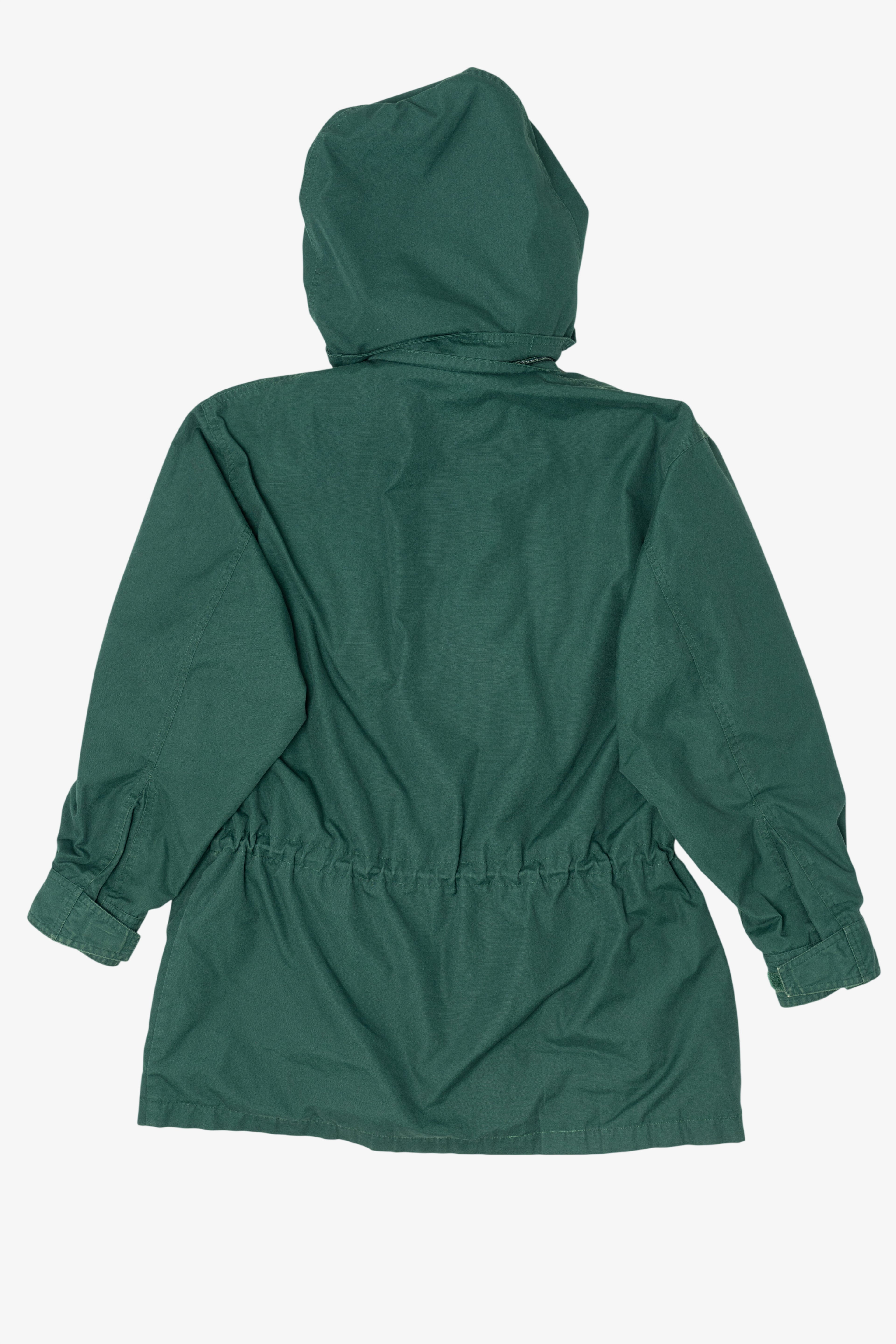 Vintage Green Eddie Bauer Blanket Lined Coat (1990s)