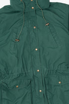 Vintage Green Eddie Bauer Blanket Lined Coat (1990s)