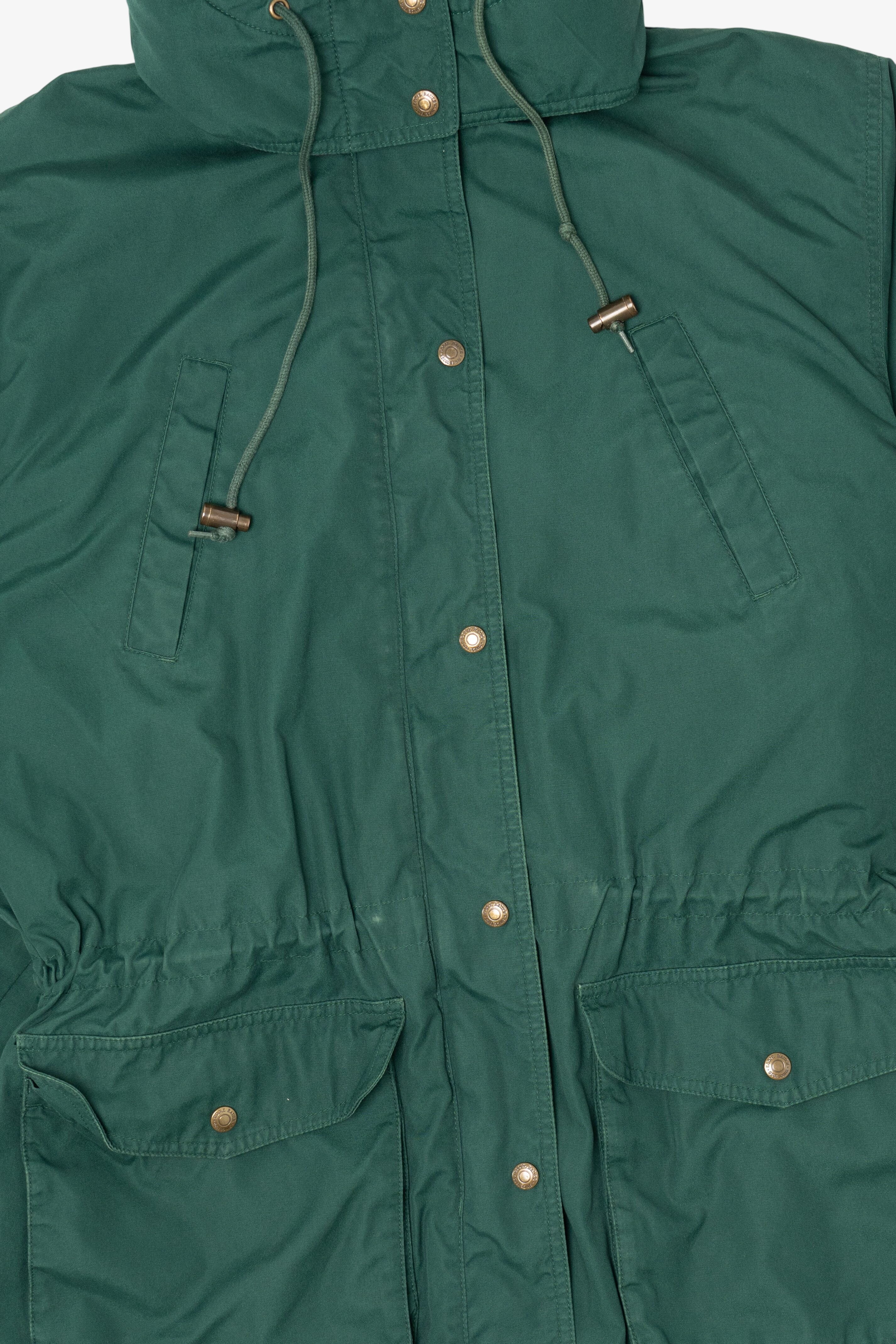 Vintage Green Eddie Bauer Blanket Lined Coat (1990s)