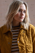 Mustard Nylon Jacket