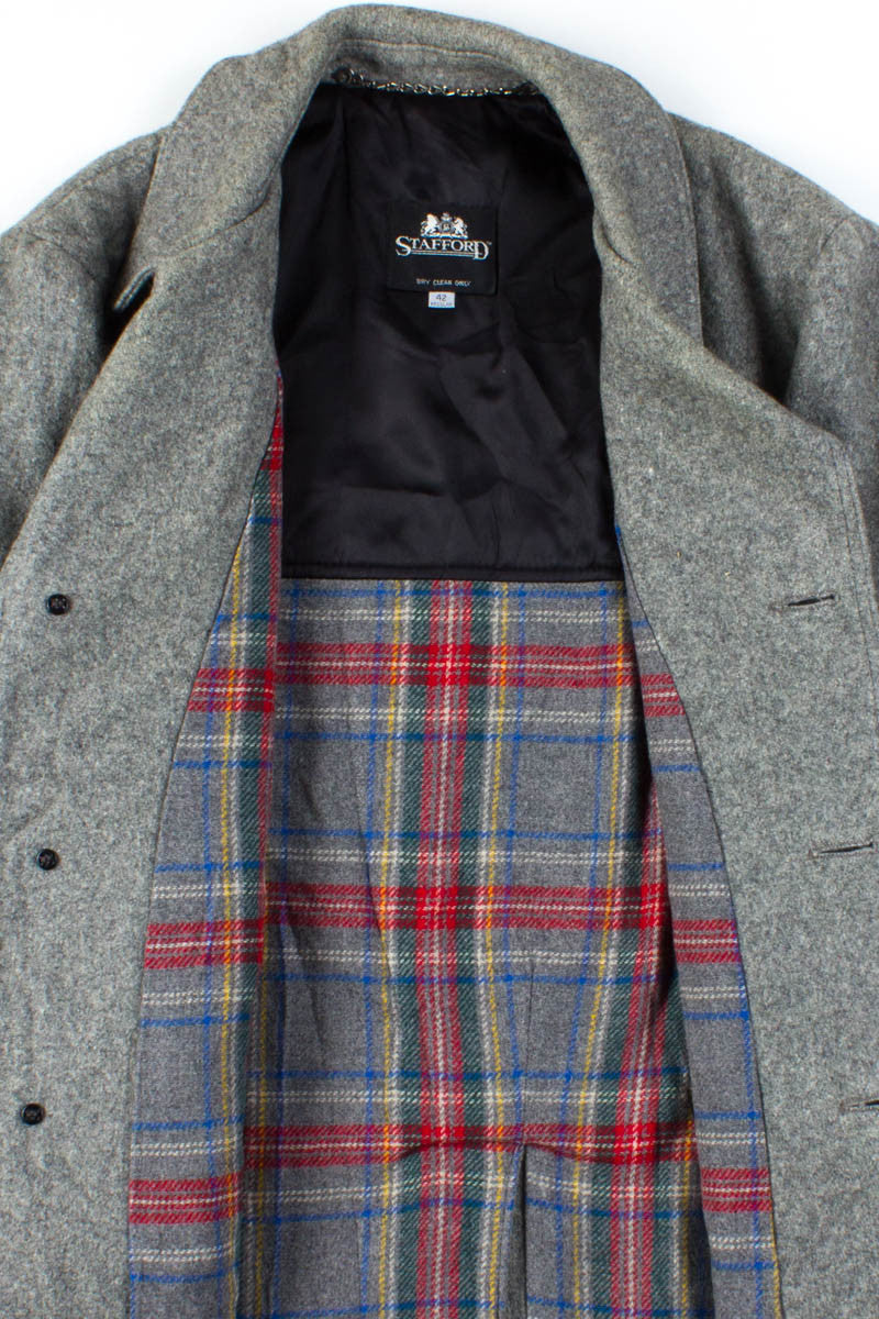 Grey Wool Winter Coat