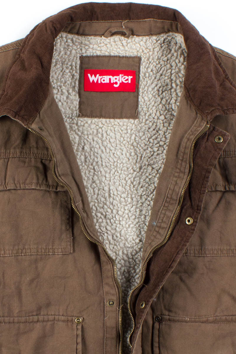 Brown Sherpa Lined Wrangler Coat