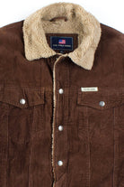 Brown Sherpa Lined Corduroy Jacket 5
