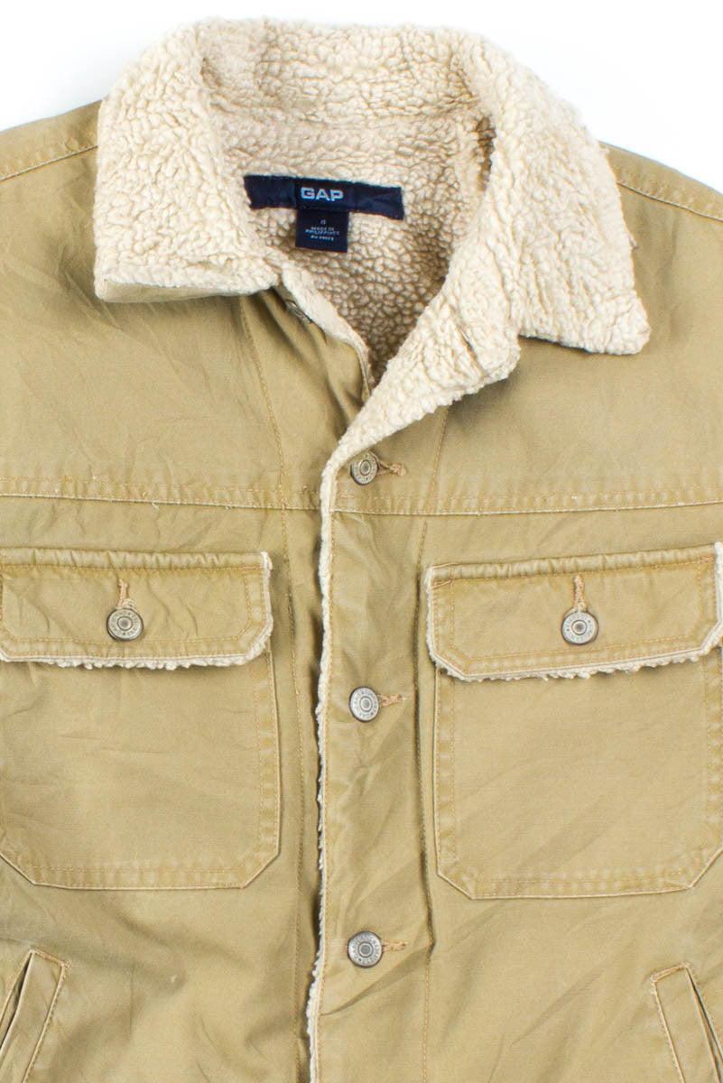 Tan Sherpa Lined Jacket 1