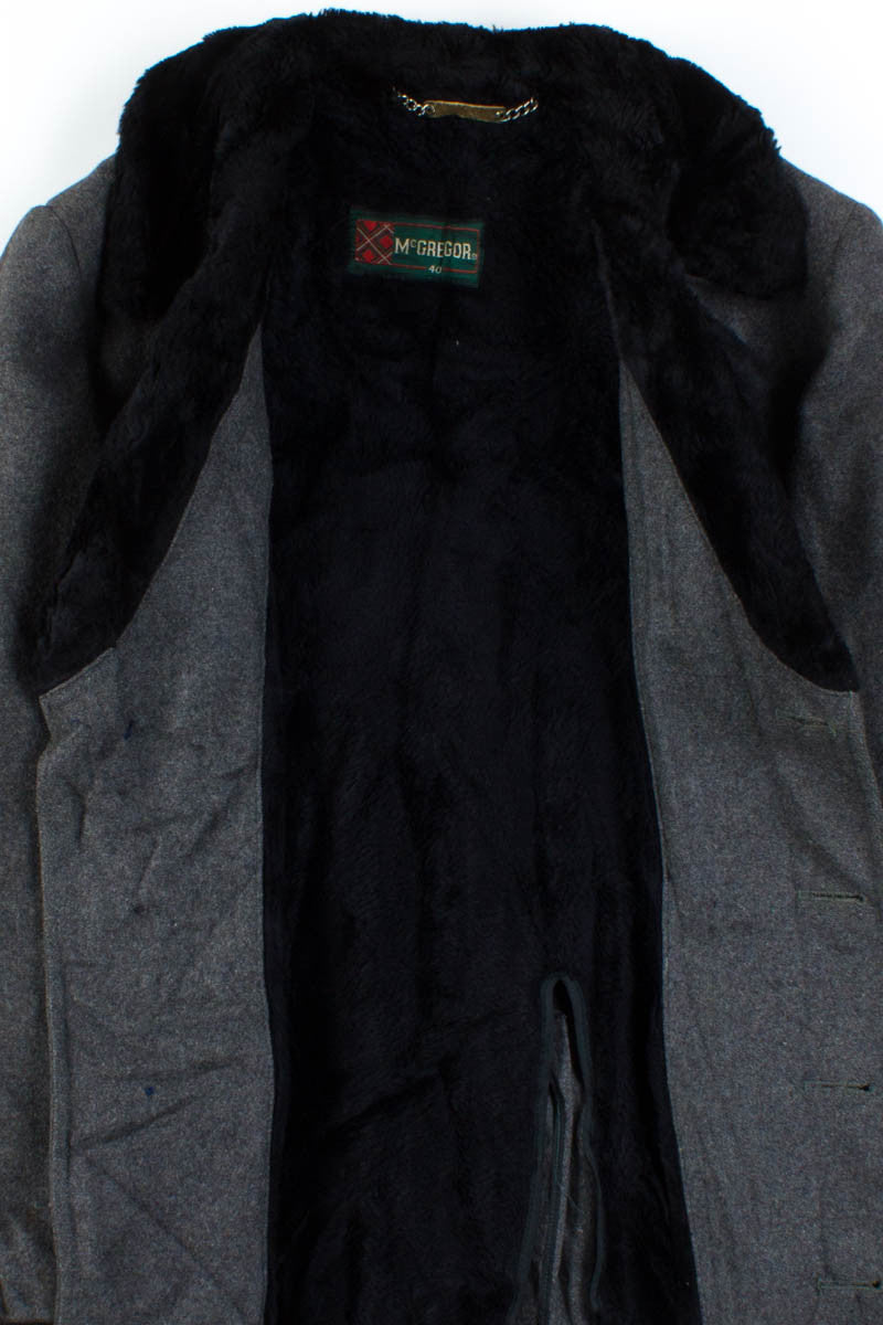 Dark Grey Car Coat