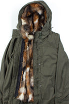 Olive Faux Fur Lined Anorak
