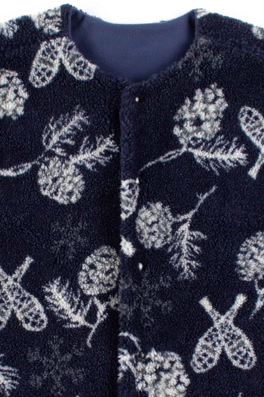 Navy Winter Fleece Vest