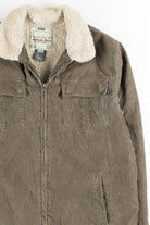 Brown Sherpa Lined Corduroy Coat 1