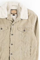 Tan Sherpa Lined Corduroy Coat 4