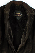 Dark Brown Corduroy Winter Coat