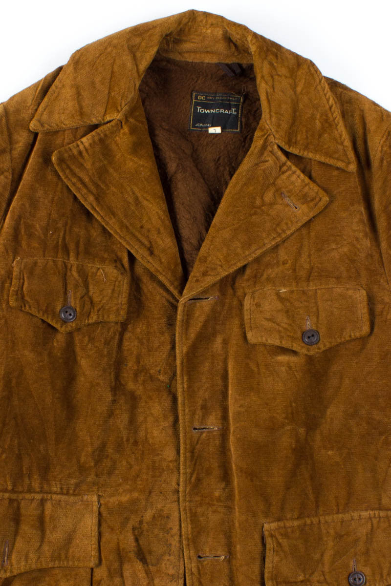 Brown Velvet Coat
