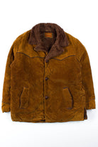 Brown Sherpa Lined Corduroy Coat 4