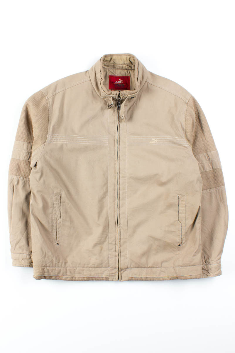 Tan Shoulder Panelled Jacket