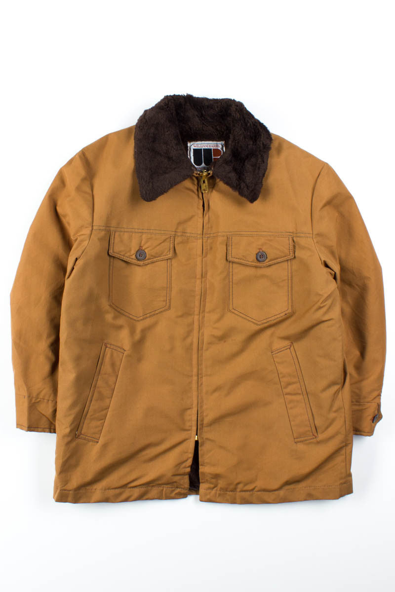 Brown Sherpa Lined Coat
