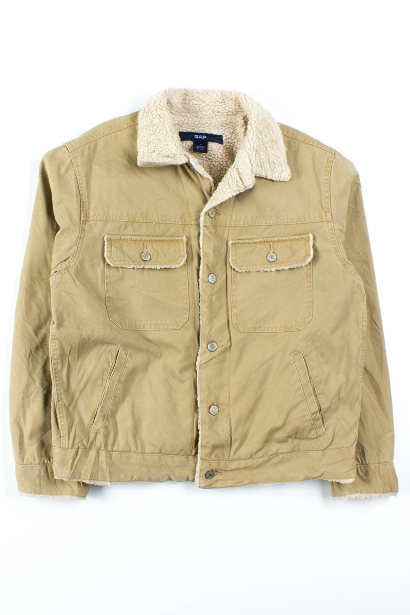 Tan Sherpa Lined Jacket 1
